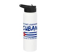 Cuban Flag Funny Cuba Stainless Steel Insulated Water Bottle