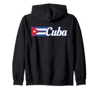 Cuban Flag Hoodie Cuban Hispanic Heritage Month Zip Hoodie