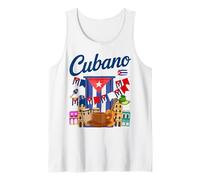 Cuban Flag Outfit Ideas for Kids & Hispanic Cuba Flag Tank Top