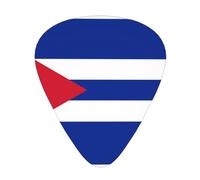 Cuban flag Patterned guitar picks - (thin/medium/thick) free to choose, suitable for all kinds of string instruments,