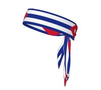 Cuban flag Performance Sweat Absorbent Headband - Ideal for Tennis, Running, Cycling - Unisex Headbands for Men and Women