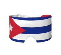 Cuban Flag Printed Sleep Eye and Ear Masks (26.8Ã-4.3 inches) Suitable for Travel, Yoga, Deep Rest Indoor and Outdoor