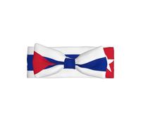 Cuban flag Soft Baby Headband with Knot Bow for Infants 0-6 Months, Warm and Stylish