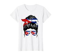 Cuban Girl Cuba Cuban Flag Proud Cuban Woman T-Shirt