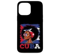 Cuban Girl Cuba Flag Proud Afro Cuban Women Case for iPhone 13 Pro Max