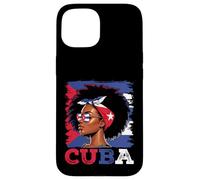 Cuban Girl Cuba Flag Proud Afro Cuban Women Case for iPhone 15
