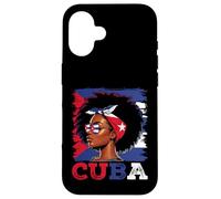 Cuban Girl Cuba Flag Proud Afro Cuban Women Case for iPhone 16