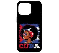 Cuban Girl Cuba Flag Proud Afro Cuban Women Case for iPhone 16 Pro