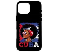 Cuban Girl Cuba Flag Proud Afro Cuban Women Case for iPhone 16 Pro Max