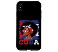 Cuban Girl Cuba Flag Proud Afro Cuban Women Case for iPhone XS Max