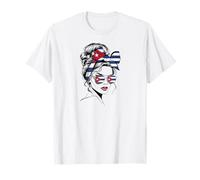 Cuban Girl Havana Cuba Culture Cuban Heritage Flag Pride T-Shirt