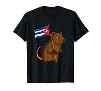 Cuban Hutia Cuba Flag T-Shirt