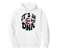 Cuban Its In My DNA Cuba Flag Hispanic Pride Pullover Hoodie