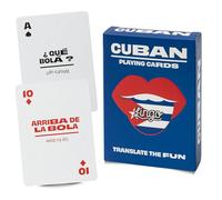 Cuban Lingo Playing Cards | Travel Flashcards | Learn Cuban Vocabulary in A Fun & Easy Way | 52 Essential Translations