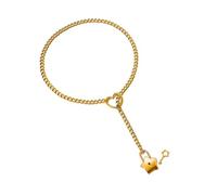 Cuban Link Chain Necklace with Star Charm Silver | Adjustable Length with Love Heart Slider in Cuban Link Designs for Fashionable Gothics Daily Casual Wear Jewelry