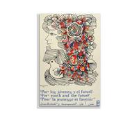 Cuban Political Poster. The Future of Youth in Portocarero. Combining History And Art Poster Decorative Painting Canvas Wall Posters And Art Picture Print Modern Family Bedroom Decor Posters 20x30inch