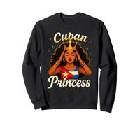Cuban Princess Cuba Flag Women Sweatshirt
