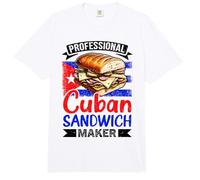 Cuban Sandwich Enthusiast Cubano Pressed Sandwich Comfort Colors Adult Heavyweight T-Shirt