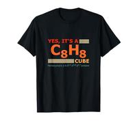 Cubane Molecule C8H8 Chemistry - Yes It's a Cube Retro T-Shirt