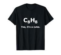 Cubane Molecule C8H8 Chemistry - Yes It's a Cube T-Shirt