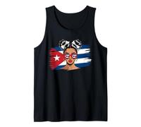 Cubanita Cuban Girl Hispanic Heritage Month Cuba Flag Women Tank Top