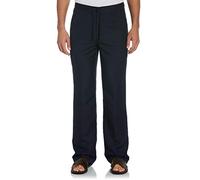Cubavera Men's Drawstring Linen-Blend (Size Small-5x Big & Tall) Casual Pants, Dress Blues, X-Large/30 Inseam