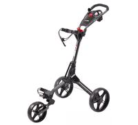 CUBE 3 WHEEL COMPACT PUSH GOLF TROLLEY CART -FREE UMBRELLA HOLDER & TRAVEL COVER