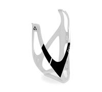 Cube Acid Bottle Cage HPP - Matt White/Black/Bicycle Cycling Cycle Bike Riding Ride Mountain MTB Road Bottle Bidon Vessel Flask Holder Mount Bracket Lightweight Plastic Water Hydration Part