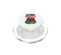 Cube Addiction No Cure In Sight Puzzle Humor PopSockets PopGrip for MagSafe