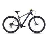 Cube Aim Pro Mountain Bike 2024 Grey/Flash Yellow