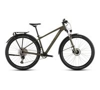 Cube Aim SLX FE Mountain Bike in Dustyolive and Gold S