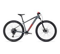 Cube Analog Hardtail Mountain Bike in Flashgrey and Red XL