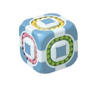 Cube Bean Puzzle Toy - Magic 3x3 Rotating Finger Cube, Fingertip Manipulation Thinking Task, Portable Creative Puzzle, Funny Skill Fidget Game | Smooth Mechanism