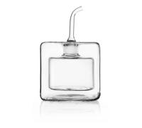 Cube Borosilicate Oil Bottle Transparent one size