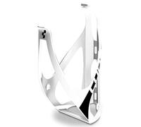 Cube Bottle Cage HPP - Matt White/Black / Bicycle Cycling Cycle Biking Bike Riding Ride Mountain MTB Roadie Road Universal Bottle Bidon Vessel Flask Holder Mount Lightweight Light Plastic Accessories Part