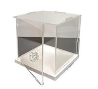 Cube Clear Acrylic Showcase Display Organizer Box, Acrylic Display Case With Door Multiple Sizes(15 x 15 x 45 cm ( 6 x 6 x 18 in ))