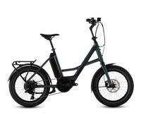 Cube Compact Hybrid 545Wh Unisize Electric Hyrbid Bike in Royalgreen and Black one size