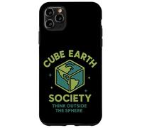 Cube Earth Society, Think Outside The Sphere Satirical Case for iPhone 11 Pro Max