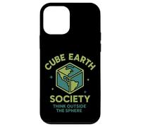 Cube Earth Society, Think Outside The Sphere Satirical Case for iPhone 12 mini