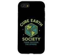 Cube Earth Society, Think Outside The Sphere Satirical Case for iPhone SE (2020) / 7/8