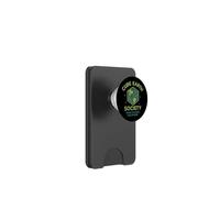 Cube Earth Society, Think Outside The Sphere Satirical PopSockets PopWallet for MagSafe