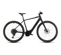 Cube Editor Hybrid Pro 400Wh Eelctric Hybrid Bike in Coal and Prism M