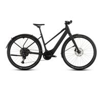 Cube Editor Hybrid Pro FE 400Wh Electric Hybrid Bike in Coal and Prism XL