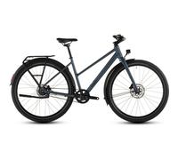 Cube Editor Pro FE Hybrid Bike in Mineralblue and Chrome 2026 T MINERALBLUE/CHROME S