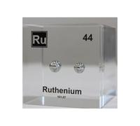 Cube Element Cubes 5cm/2in Encased in Crystal-Clear Lucite Acrylic for Periodic Table Collection Display or Educational Purposes-44-RU-Russium