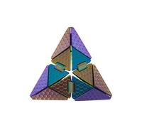 Cube Fidget Toy, Calm Down Cube Play, Foldable Deformable Design, Handheld Relaxation Gadget, Stress Reliefs Focus Aid for Travel, Classroom, Home Use, 3.39x3.39x1.93 inches