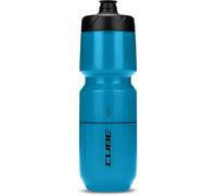 Cube Flow Bottle - Turquoise Blue, 0.75L / Race 750ml Bicycle Cycling Cycle Biking Bike Riding Ride Mountain MTB Road Water Store Bidon Flask Canteen Sport Exercise Drinking Drink Gym Fit HPP HPA Cage