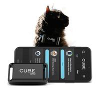 Cube GPS Tracker Vehicle Assets for Kids Dogs Mini GPS Tracker Car Tracker Device: Real Time Worldwide Location SOS Pings Geofence + Rechargeable Battery Requires Subscription