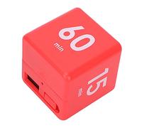 Cube Gravity Sensor Flip Timer, 15 20 30 60 Minutes Preset Countdown Timer for Studying, Cooking and Beauty Salon Time Management