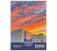 Cube Houses 1000 Pieces Premium Jigsaw Building for Adults Quirky, Abstract Design, Home Decoration, Educational, Challenging 70x50cm/1000pcs